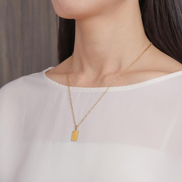 純金 K24 ブリタニア 1g ペンダントトップ シンプル枠 コイン インゴット ゴールド アクセサリー ヘッド チャーム ジュエリー ギフト プレゼント_7