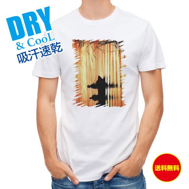 釣り Tシャツ アウトドア サンセットでボート釣り 釣り 魚 ルアー T シャツ メンズ 半袖 ロゴ 文字 春 夏 秋 インナー 安い 面白い 大きいサイズ 洗濯 ポリエステル 送料無料