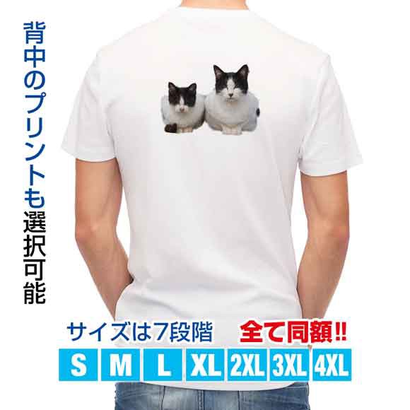 かわいい Tシャツ シロクロ二匹 ネコ 猫 ねこ 雑貨 かわいい T シャツ メンズ 半袖 ロゴ 文字 春 夏 秋 インナー 安い 面白い 大きいサイの通販はau Pay マーケット アングラーズケース