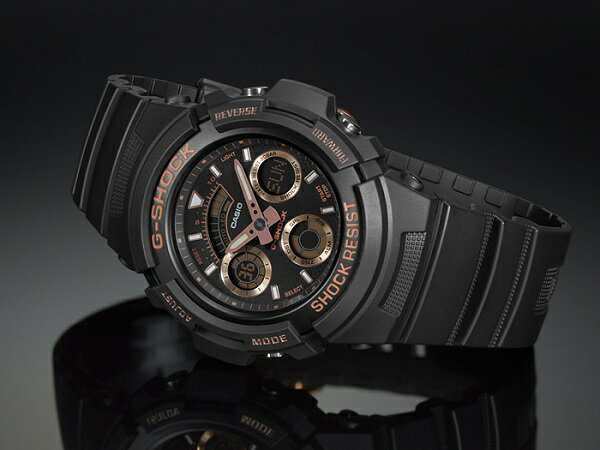 【絶版品】G-SHOCK マットブラックレッドアイ AW-591ML-1AJF