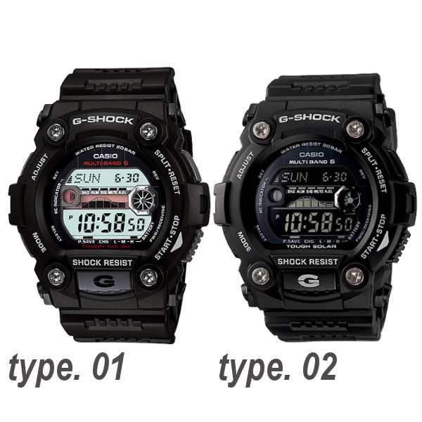 訳あり特価】G-SHOCK ジーショック CASIO カシオ 電波ソーラー 黒