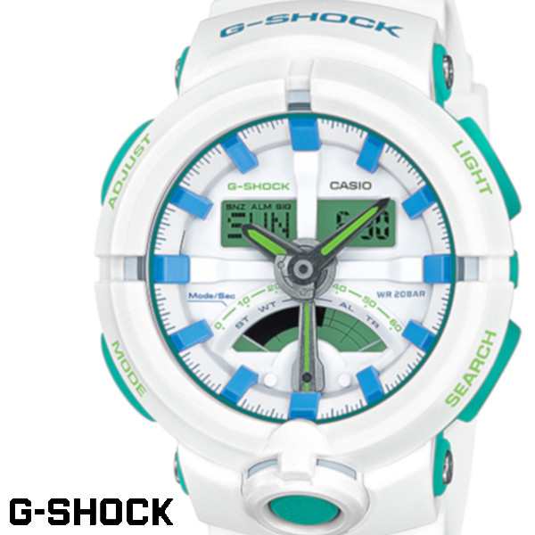 Casio G Shock ジーショック メンズ 腕時計 Ga 500wg 7a スポーツ アナログ デジタル 白 ホワイト 青 ブルーの通販はau Pay マーケット Gross