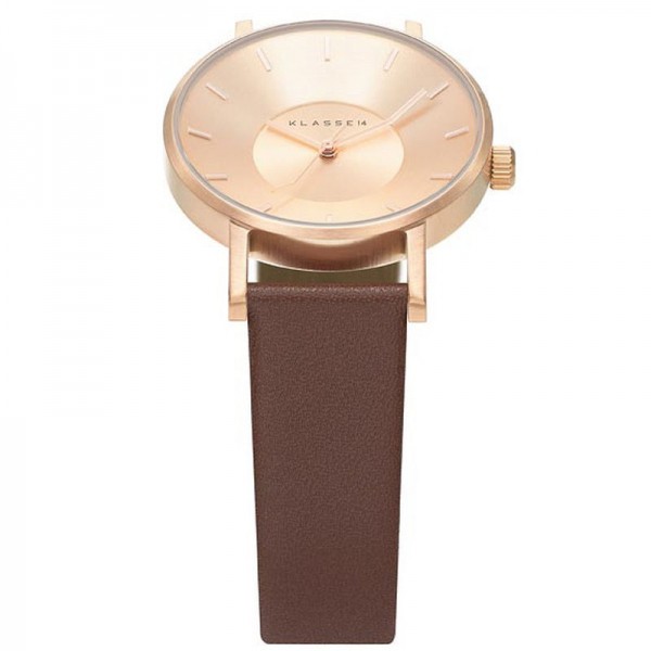 【送料無料】Klasse14 腕時計 ローズゴールド 36mm ブラウンベルトファッション小物