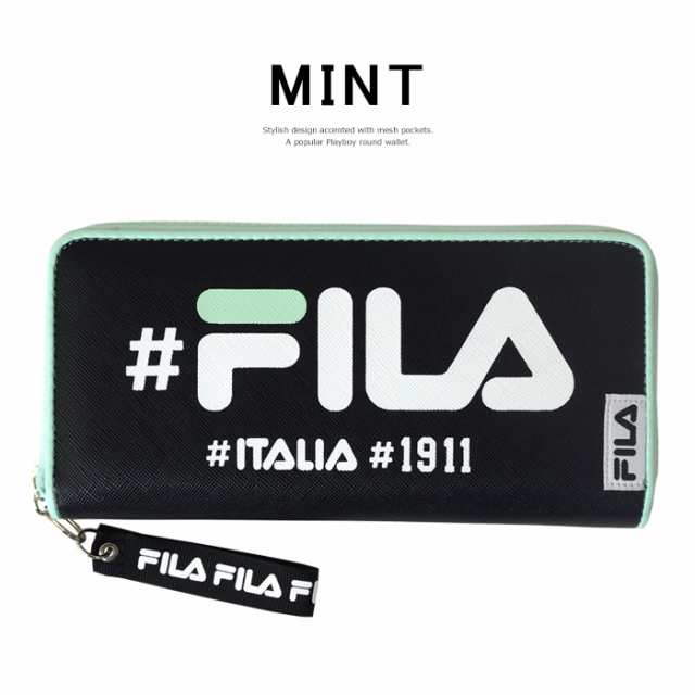 Fila フィラ ハッシュタグ ロゴ ラウンド 長財布 合皮 かわいい おしゃれ メール便可 Sa Wallet 0291の通販はau Pay マーケット Cofuri コフリ