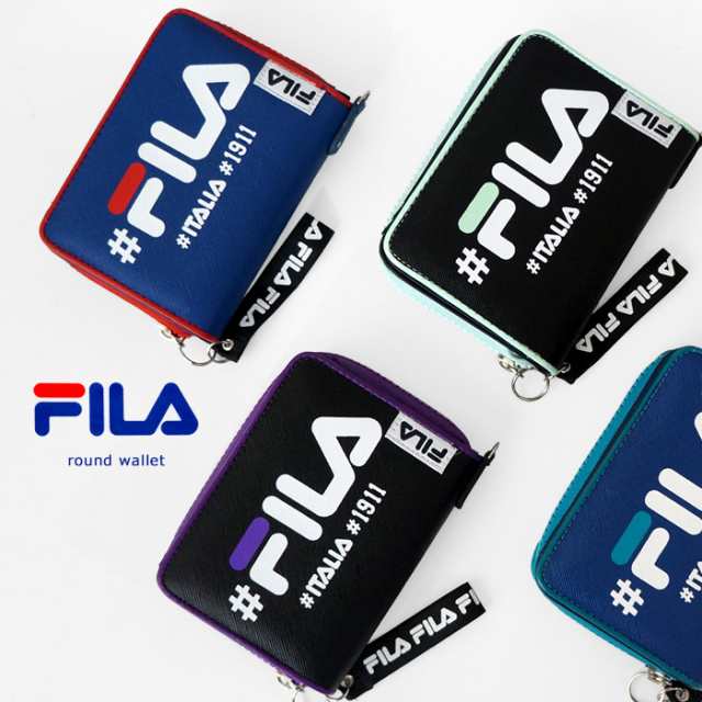 Fila フィラ ハッシュタグ ロゴ 二つ折り ラウンド 財布 合皮 かわいい おしゃれ メール便可 Sa Wallet 0292の通販はau Pay マーケット Cofuri コフリ