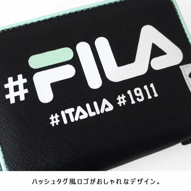 Fila フィラ ハッシュタグ ロゴ 二つ折り ラウンド 財布 合皮 かわいい おしゃれ メール便可 Sa Wallet 0292の通販はau Pay マーケット Cofuri コフリ