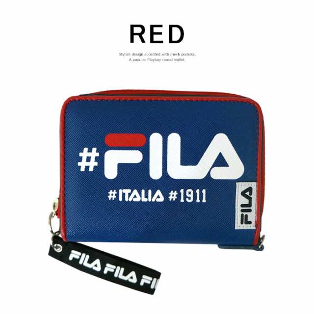 Fila フィラ ハッシュタグ ロゴ 二つ折り ラウンド 財布 合皮 かわいい おしゃれ メール便可 Sa Wallet 0292の通販はau Pay マーケット Cofuri コフリ