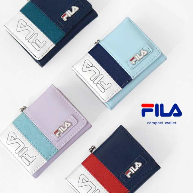 Fila フィラ コネクト がま口 コンパクト ミニ 三つ折り 財布 口金 かわいい おしゃれ メール便可の通販はau Pay マーケット Cofuri コフリ