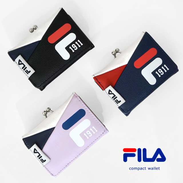 Fila フィラ トライアングル がま口 コンパクト ミニ 三つ折り 財布 口金 かわいい おしゃれ メール便可の通販はau Pay マーケット Cofuri コフリ