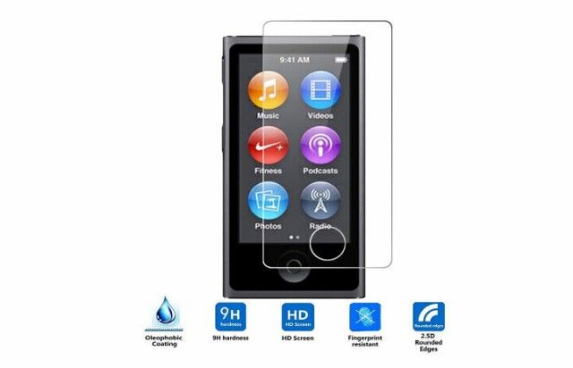 Apple Ipod Nano 第7世代 15年モデル ガラスフィルム フィルム 液晶保護フィルム 強化ガラス 保護シートの通販はau Pay マーケット Calme
