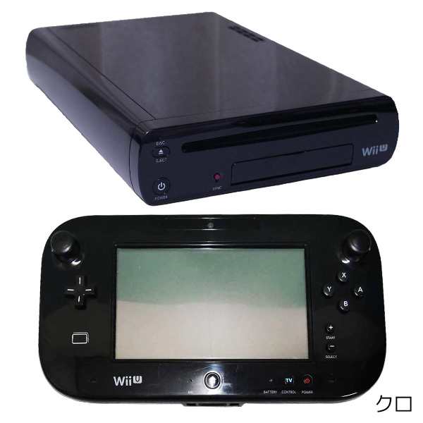 通常 1本タイプ 【すぐ遊べるセット】 任天堂 WiiU 黒 プレミアム