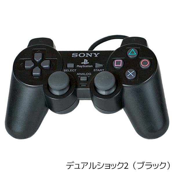 PS初代 本体 PS2用コントローラー付(ブラック) 互換ランダムメモカ付