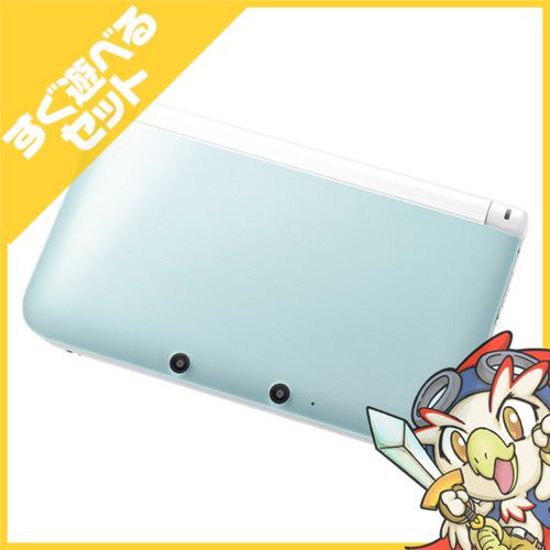 3DS LL ミントXホワイト 本体 すぐ遊べるセット【中古】の通販はau PAY