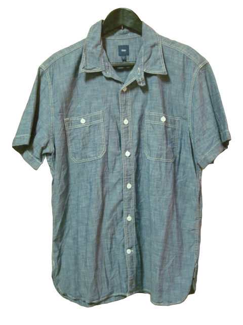Gap ギャップ チンスト ダンガリー ワークシャツ L 半袖 古着の通販はwowma Used Vintage 驚屋70