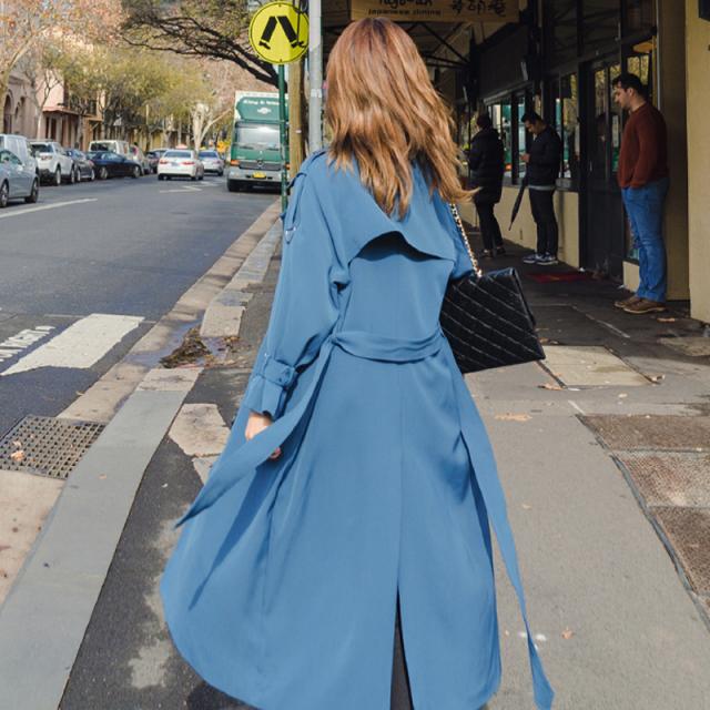 アウター トレンチコート ロング トラッド シンプル きれいめ 上品 春 秋 黒 ブルー レディース 2173の通販はau Pay マーケット ｓｗｅｅｔ ｇｉｒｌ ｆａｓｈｉｏｎ