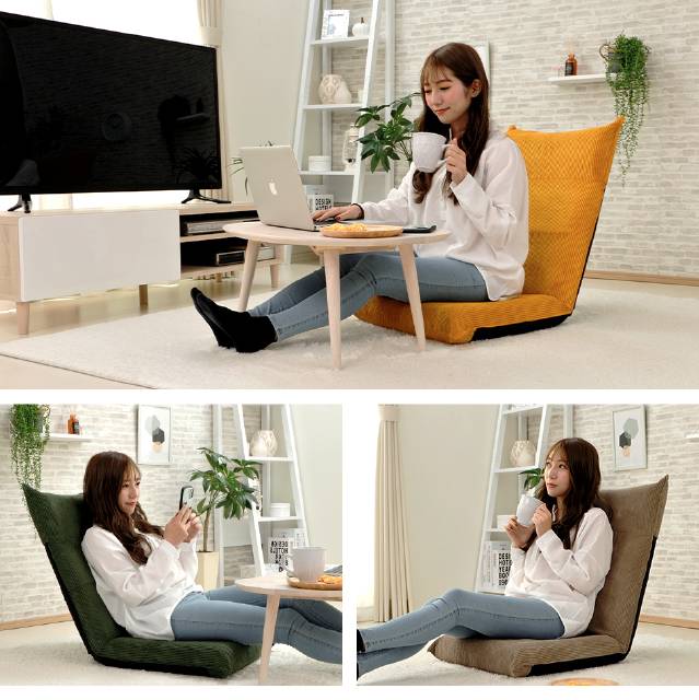 座椅子　日本製 楽天市場】座椅子 コンパクト（素材（インテリア）布）の通販