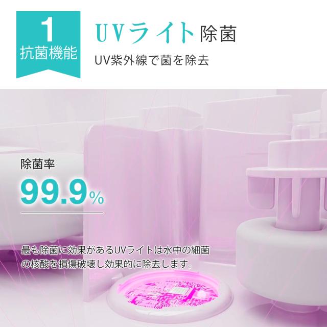 大容量でマイナスイオン効果を持つハイブリッド加湿器 加湿器 