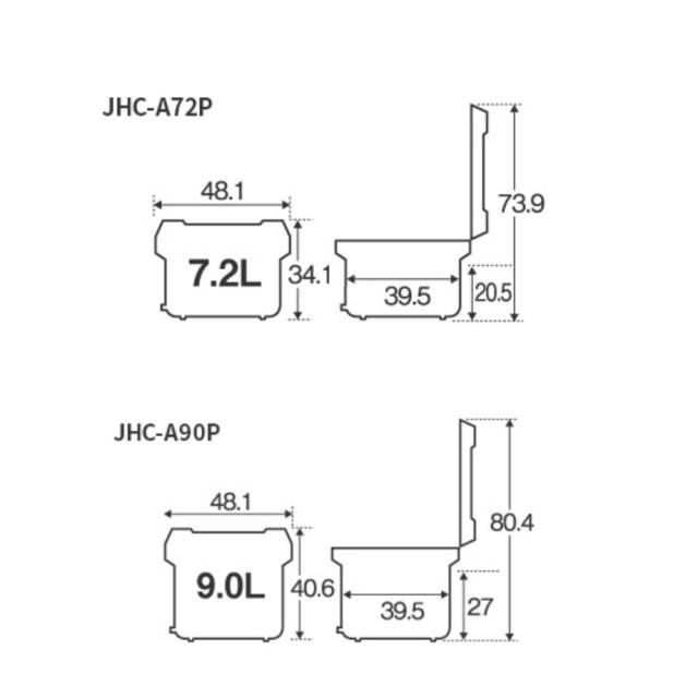 タイガー TIGER 電子ジャー 炊きたて 保温専用 5升 JHC-A90PXS