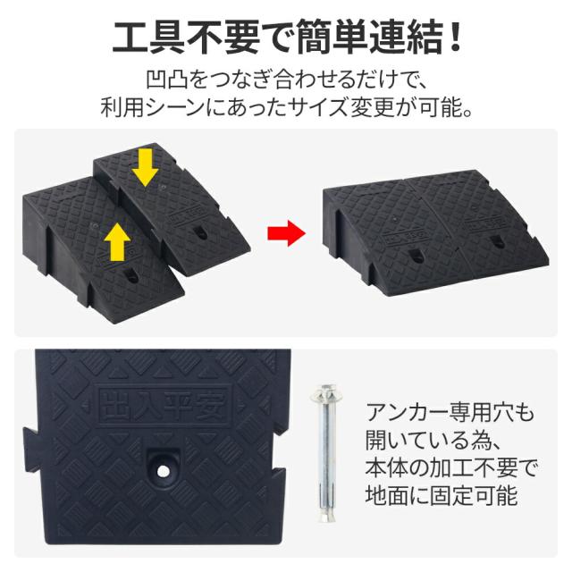 段差 スロープ 解消 屋外用 車 連結 段差解消 スロープ 段差解消
