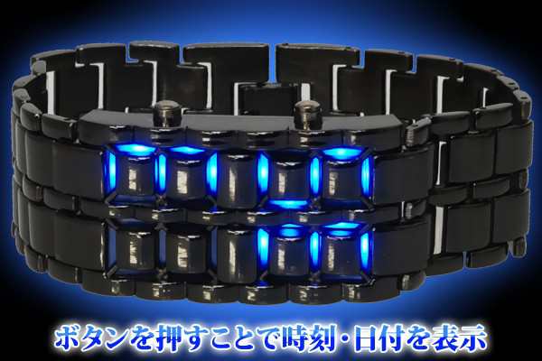 腕時計 文字 ストア led