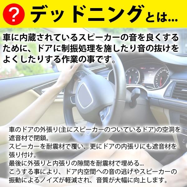 デッドニング 吸音シート 防音シート 全長10m 厚さ6mm 防音 吸音材 音響 車用 スピーカー ドア シート 粘着シート 振動音 調節 Diyの通販はau Pay マーケット Regolith