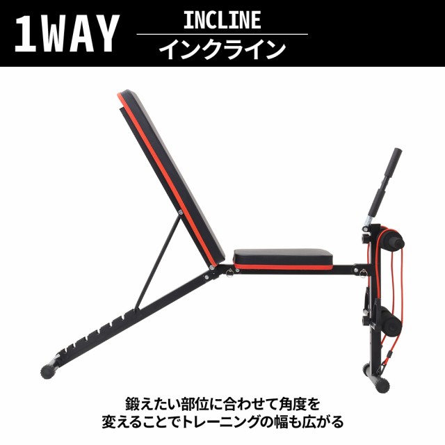 トレーニングベンチ 3WAY 折りたたみ 筋トレ ベンチ 角度調節 耐荷重300kg デクラインベンチ インクラインベンチ フラットベンチ  の通販はau PAY マーケット - Regolith | au PAY マーケット－通販サイト