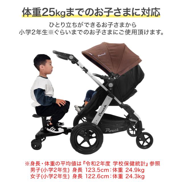 ベビーカーステップ ベビーカーボード ベビーカー 補助ペダル ステップ 