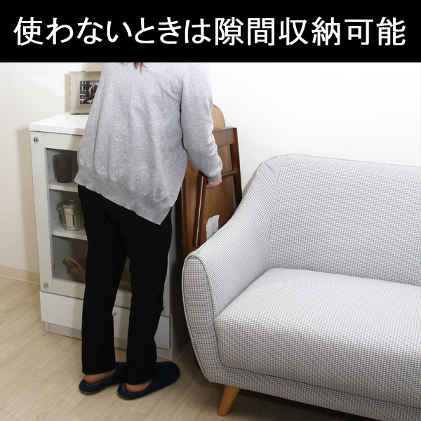 折りたたみ テーブル ローテーブル 木製 長方形 幅100cm 引き出し付き おしゃれ 北欧 白 センターテーブル 木目 机_7