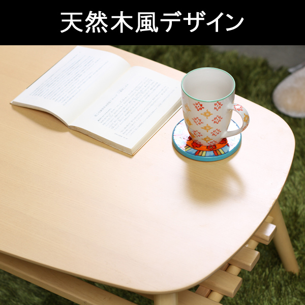 折りたたみ テーブル ローテーブル 木製 長方形 幅100cm 引き出し付き おしゃれ 北欧 白 センターテーブル 木目 机_8