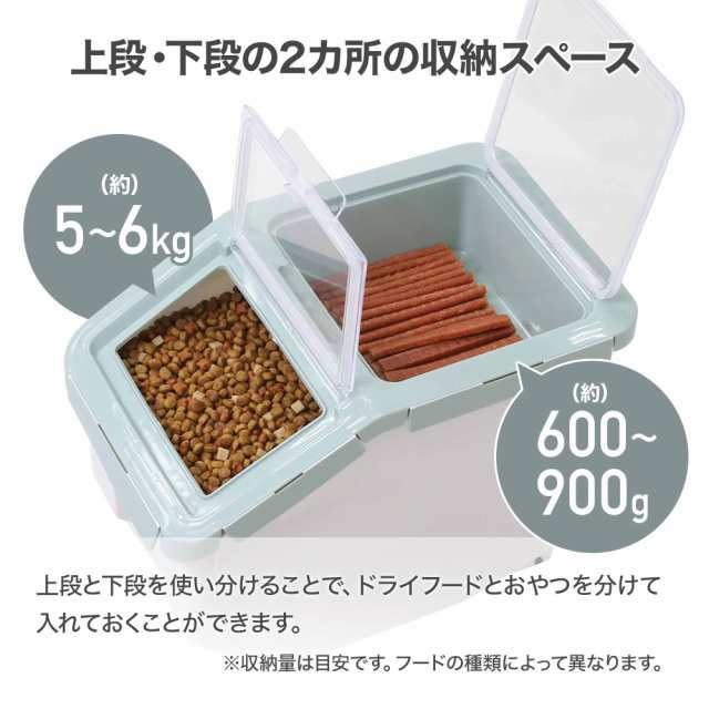 ペット用フードストッカー 収納容器 収納ボックス 貯蔵 犬 猫