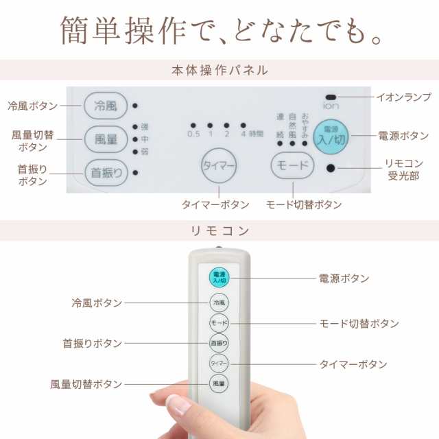 冷風機 タンク3.8L 冷風扇 冷風モード 首振り マイナスイオン 静音