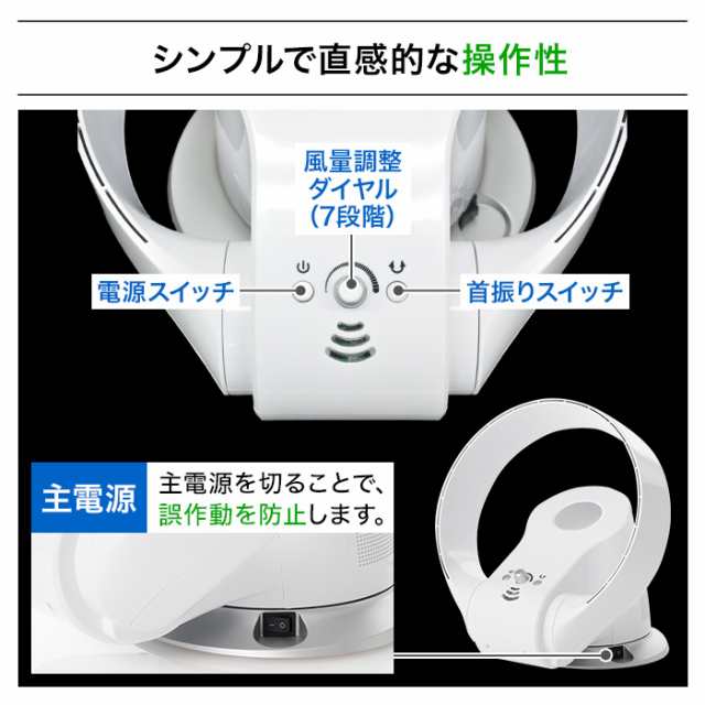 羽根なし扇風機 サーキュレーター 壁掛け ファン 首振り リモコン付き 羽なし 卓上 壁掛け 扇風機 安心 安全 置き型 壁掛け 羽根無し  の通販はau PAY マーケット Regolith au PAY マーケット－通販サイト