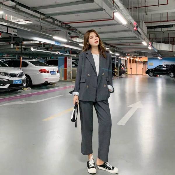 韓国 スーツ パンツスーツ カジュアルスーツ セットアップ レディース 卒業式 入園式 フォーマル おしゃれ オルチャンa992の通販はau Pay マーケット Mahalo Shop