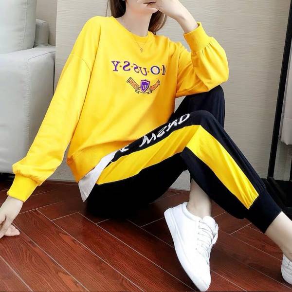 レディースジャージ セットアップパンツセット パーカー 運動服 スウェット ゆったり ルームウェア 上下セットa921の通販はau Pay マーケット Mahalo Shop