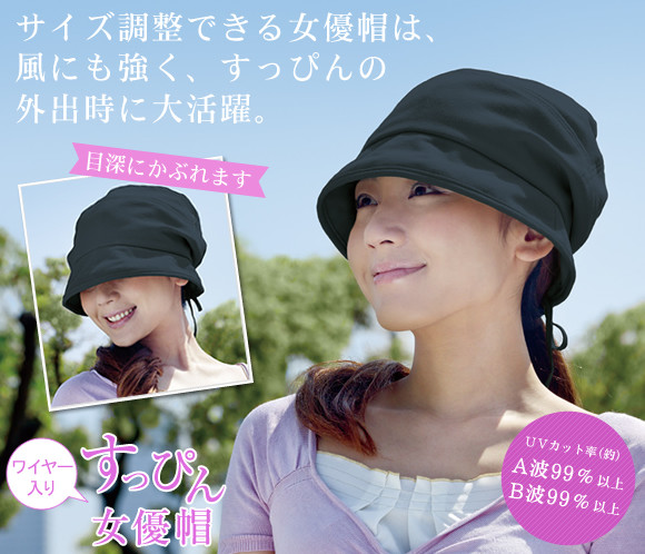 帽子 レディース 夏 春 Uv 折りたたみ サイズ調整 女優帽 風 すっぴん 外出時 目深 ジム エステ の通販はau Pay マーケット ヴィヴィアン マルシェ Au Pay マーケット店