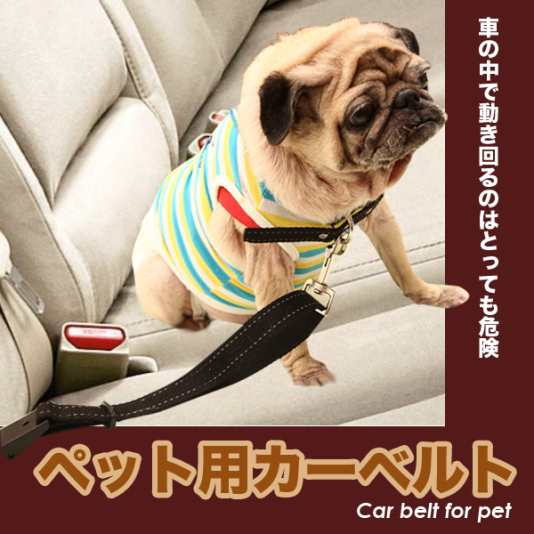 ペット用品 犬用シートベルト 車の中で大切なワンちゃんを守る の通販はau Wowma グッドメディア