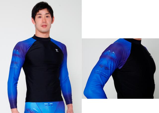 Tyr Guard ラッシュガード 長袖 メンズ レディース兼用 グラデーションデザイン 競泳水着 トライアスロン Tugdr 16sの通販はau Pay マーケット Greenfield Od