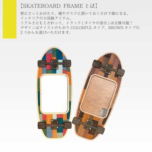 Skateboard Frame 用 アクリル ミラー 鏡 セット スケート ボード フレーム インテリア 額縁 置物 おしゃれ グッズ 壁掛け 雑貨 ショの通販はau Pay マーケット Greenfield Od