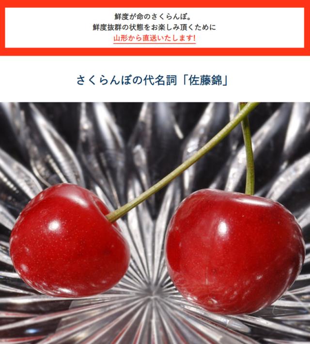 佐藤錦 山形県産 さくらんぼ 特秀品 Lサイズ 約700g （約350ｇ×2P）化粧箱 ※冷蔵 産地直送 ギフト 贈答 送料無料_1