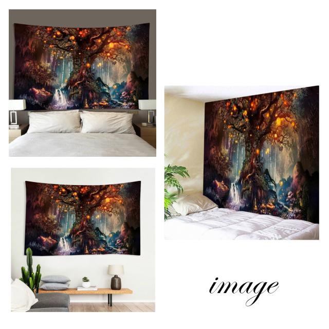 タペストリー おしゃれ 森 癒し 幻想 風景 大判 大きい 部屋 飾り 飾り付け 景色 背景布 バックスクリーン インスタ映え グッズ 小物 デの通販はau Pay マーケット Live On