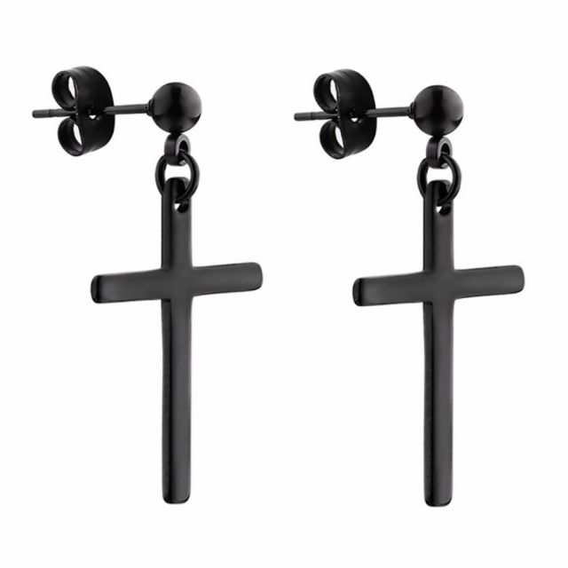 十字架 ピアス メンズ 十字架ピアス クロスピアス ステンレス