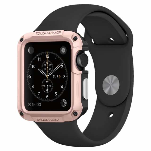 Apple Watch Series 2 (42mm) カバー タフ・アーマー ローズゴールド ...