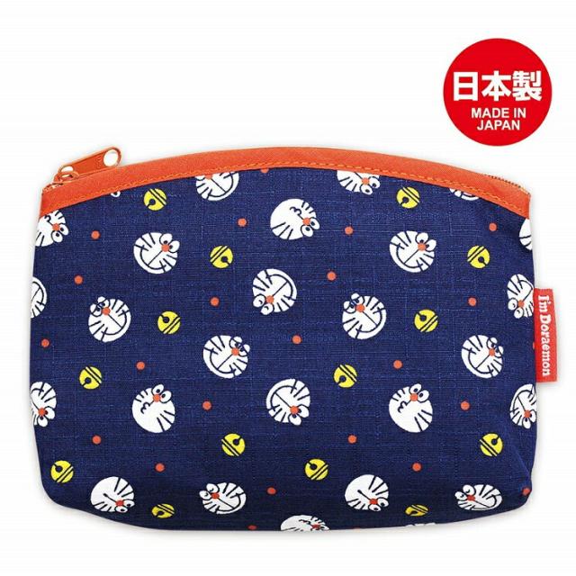 ドラえもん ポーチ Imdoraemon 和風 紺 Id Nt003 コスメポーチ 小物いれ スマホ タブレットのアクセサリー専門店 アニメ キャラクタの通販はau Pay マーケット スマホガラスのフューチャモバイル