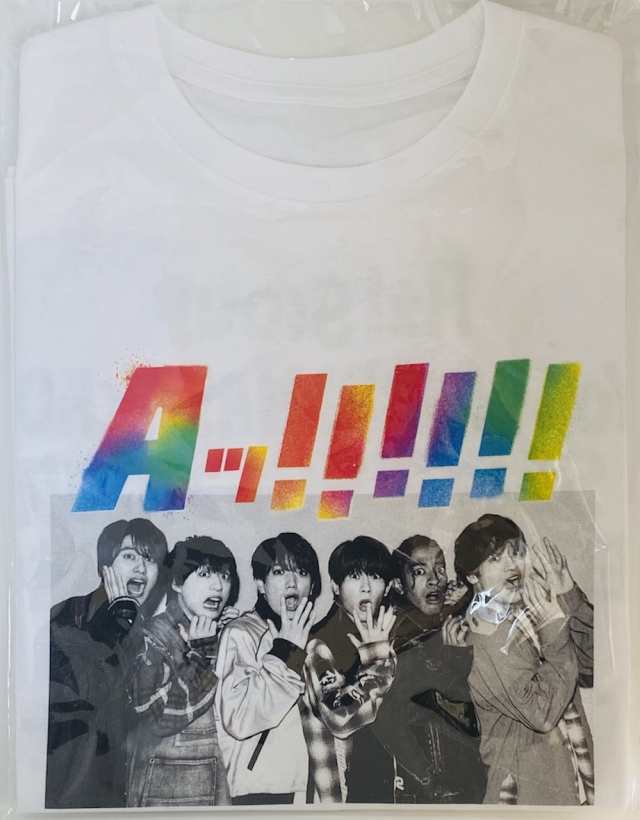 Aぇ! group 全国ツアー　Tシャツタレントグッズ