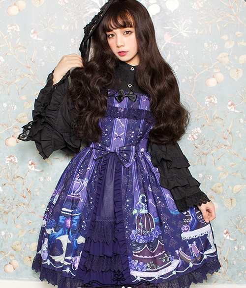 ロリータワンピース ロリータドレス Lolita ロリィタ ゴージャス ロリータ ドレス シフォン ダークブルーの通販はau Pay マーケット Luxury ラグジュアリー