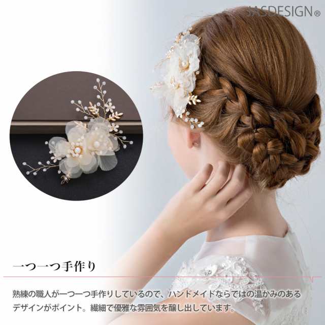 新作入荷!!】 ハンドメイド バレッタ ハンドメイドヘアアクセサリーフラワー 結婚式アクセサリー