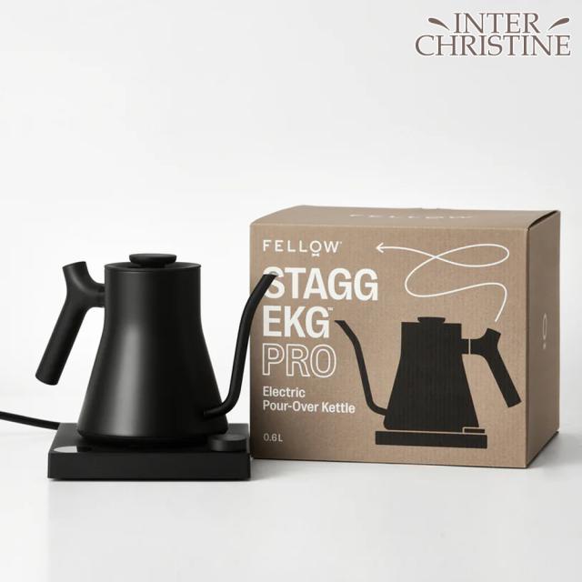 【正規販売店】FELLOW Stagg EKG PRO フェロースタッグ 温度計付き電気ケトル 600ml(0.6L) ブラック