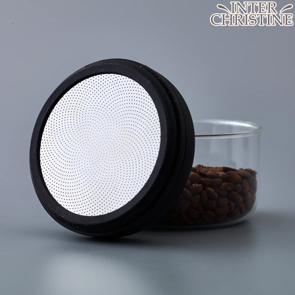 FELLOW フェロー Atmos Vacuum Canister ガラス 0.4L（アトモス真空キャニスター）浅煎りコーヒー豆(参考値) 0.4L: 170g 保存容器