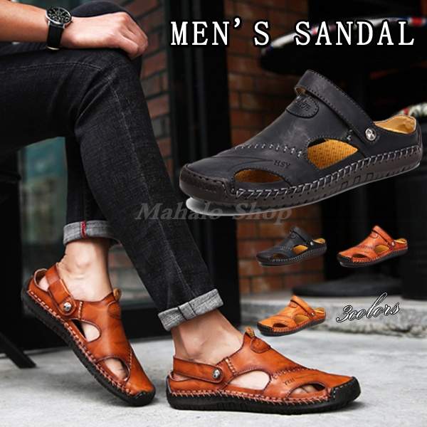 サンダル メンズ スポーツサンダル ビーサン ビーチサンダル サマーシューズ おしゃれ 通気 軽量 つま先保護 アウドドア 滑り止め 紳士用の通販はau Pay マーケット Mahalo Shop