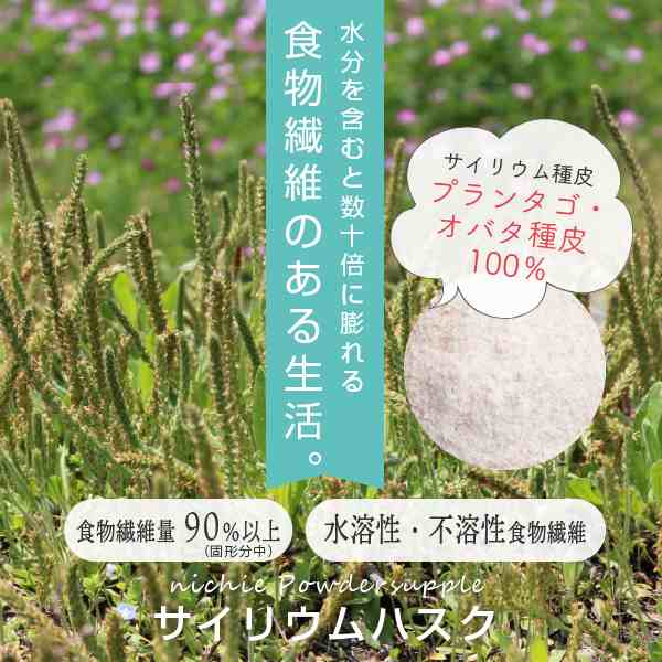 サイリウムハスク オオバコ パウダー サイリウム 粉末 食物繊維 250gの通販はau Pay マーケット サプリの素材屋 ニチエー